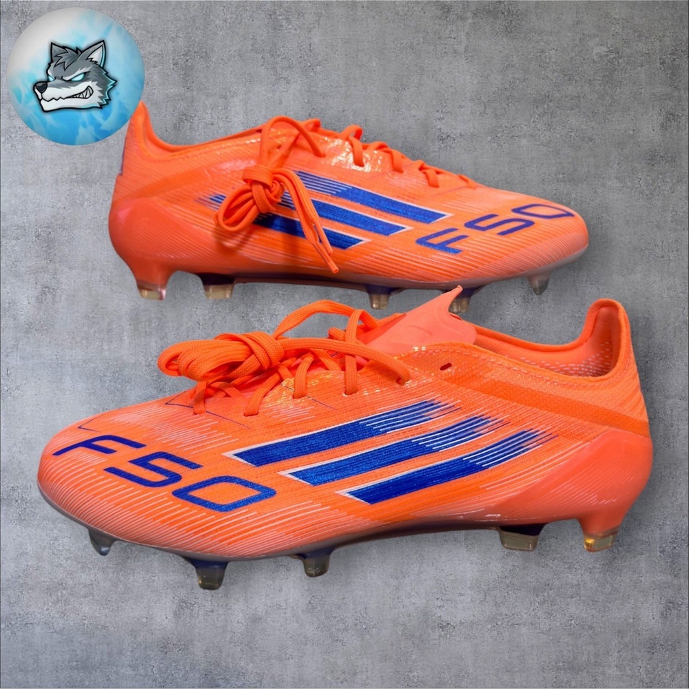 Adidas F50 Elite FG Soccer Cleats Beam Orange Coral Blaze Mens 7 JH7618 New - Picture 2 of 5